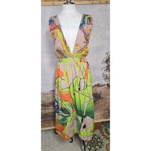 Anthropologie | Dresses | Anthropologie Maeve Flores Green Stripe Midi Dress | Poshmark Anthropologie | Dresses | Anthropologie Maeve Flores Green Stripe Midi Dress | Poshmark